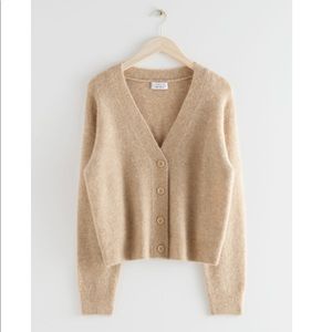 &Other Stories Relaxed Wool Knit Cardigan